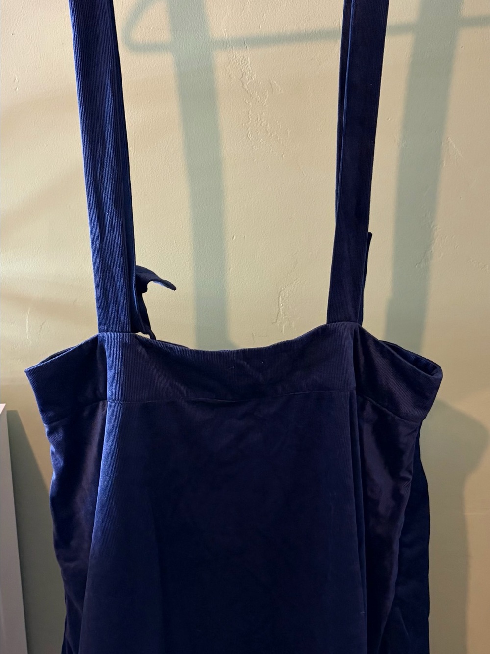 Unique Vintage Navy Blue A-Line Skirt